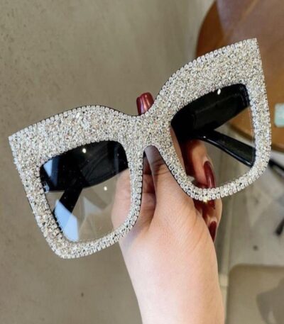 Sparkly Rhinestone Sunglasses – UV-Protected Fashion Shades (Top Pick 2025)