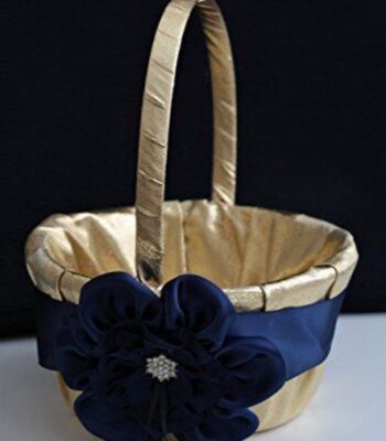 Elegant Flower Girl Basket – Wedding Petal Tossing Accessory