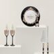 Wedbie 7-Piece Personalised Wedding Set – Rhinestone Wine Glasses, Server & Knife (2025)