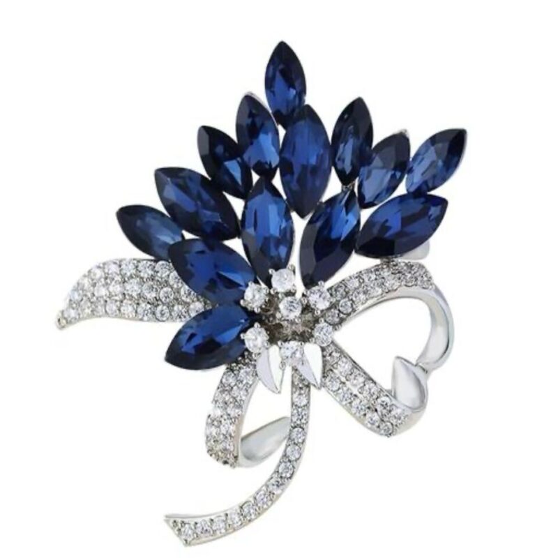 Wedbie Unisex Premium Diamond Brooches – Elegant Sparkle for Him & Her (2025)