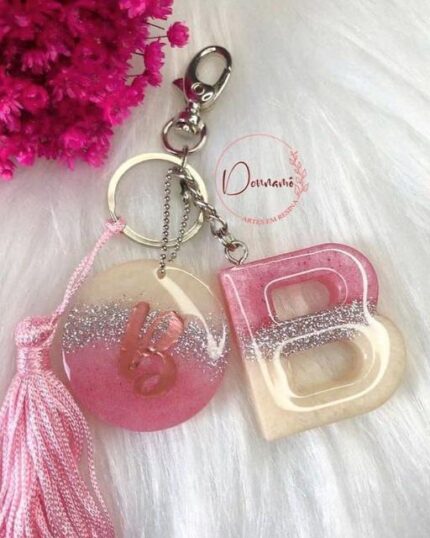 BoldBliss Initial Keyring