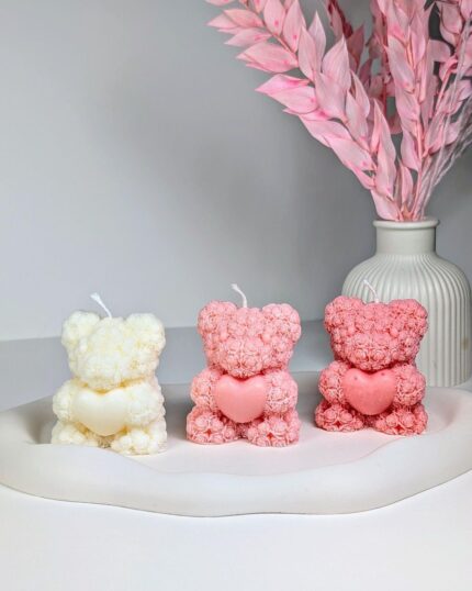 Velvet Bloom Candle Set of 3